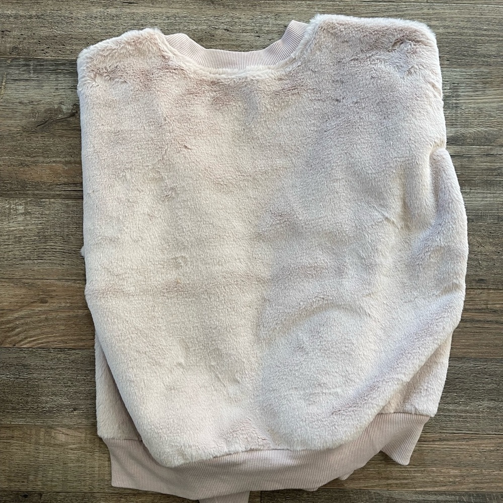 Wild Fable Pale Pink Fur Sweatshirt - Picture 4 of 4